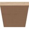 Ekena Millwork 4in. W x 4in. H x 28in. L Concord Woodgrain TimberThane Rafter Tail, Primed Tan RFTUR04X04X28CONRCPR - alternate 4